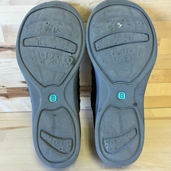 BZees Black Comfort Washable Zipper Top Shoe W9 - Picture 8 of 9